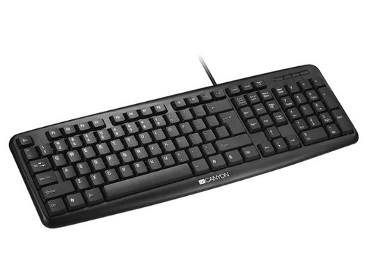 Клавиатура проводная Canyon CNE-CKEY01-RU